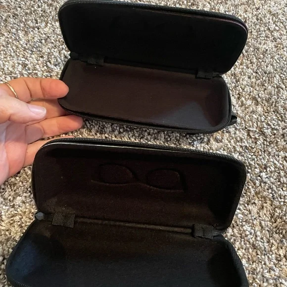 Red and Silver Eyeglass Cases - Picture 3 of 3